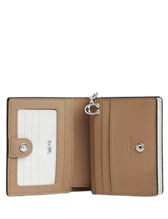 Coach Cosmic Coach Snap Wallet With Rocket Print
