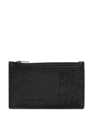 Coach Cosmic Coach Zip Card Case With Rocket Print