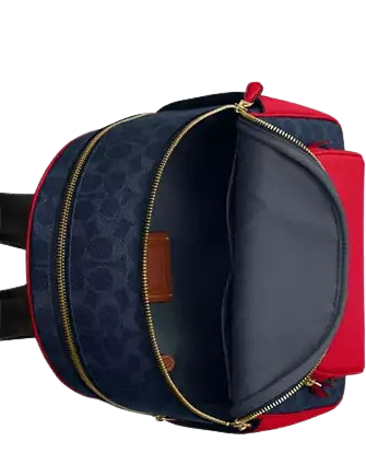 Coach Court Backpack In Signature Canvas