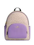 Coach Court Backpack In Signature Canvas
