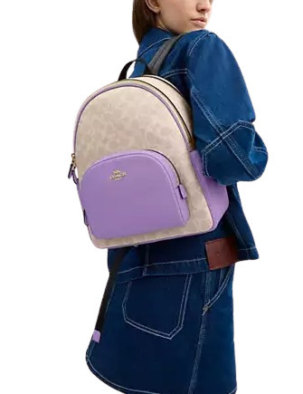 Coach Court Backpack In Signature Canvas