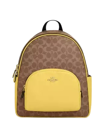 Coach Court Backpack In Signature Canvas