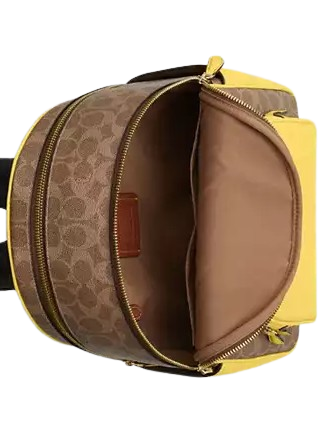 Coach Court Backpack In Signature Canvas