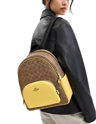 Coach Court Backpack In Signature Canvas