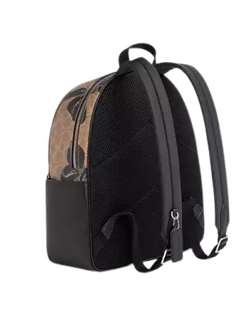 Coach Court Backpack In Signature Canvas With Bow Print
