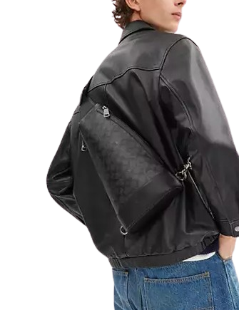 Coach Dominic Sling Pack In Signature Canvas