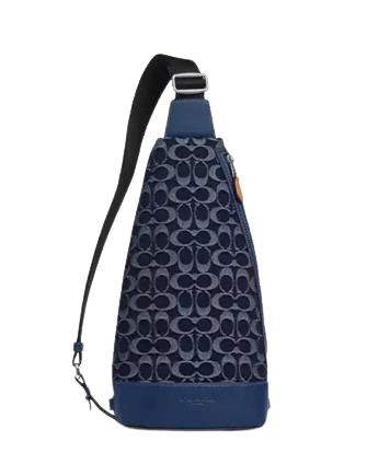 Coach Dominic Sling Pack In Signature Denim