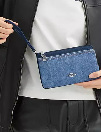Coach Double Zip Wallet