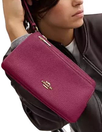 Coach Double Zip Wallet