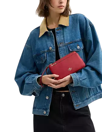 Coach Double Zip Wallet
