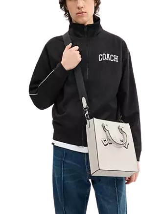 Coach Dylan Tote Bag With Varsity Motif
