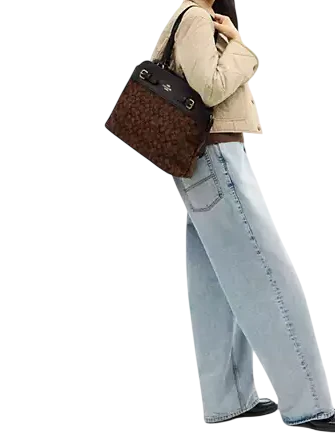 Coach Easton Tote Bag In Signature Chenille