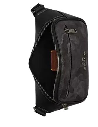 Coach Elias Belt Bag In Signature Camo Print