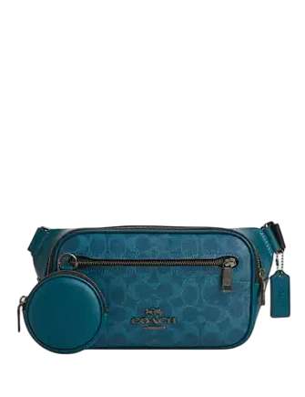 Coach Elias Belt Bag In Signature Canvas