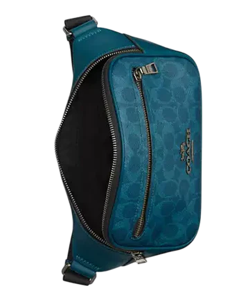 Coach Elias Belt Bag In Signature Canvas