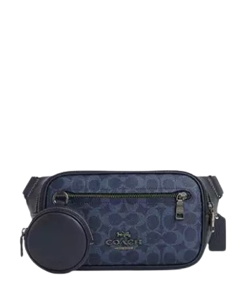 Coach Elias Belt Bag In Signature Canvas