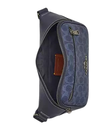 Coach Elias Belt Bag In Signature Canvas
