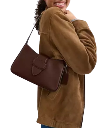 Coach Eliza Shoulder Bag With Zipper Closure