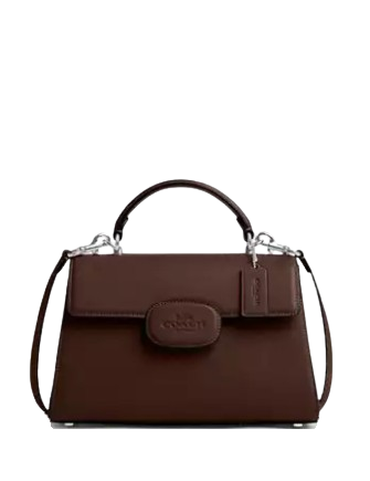Coach Eliza Top Handle With Leather Covered Closure