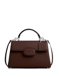 Coach Eliza Top Handle With Leather Covered Closure