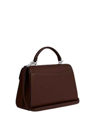 Coach Eliza Top Handle With Leather Covered Closure