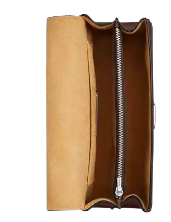 Coach Eliza Top Handle With Leather Covered Closure