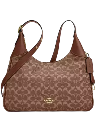 Coach Ella Shoulder Bag In Signature Chenille