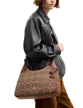Coach Ella Shoulder Bag In Signature Chenille