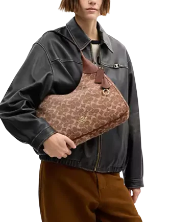 Coach Ella Shoulder Bag In Signature Chenille
