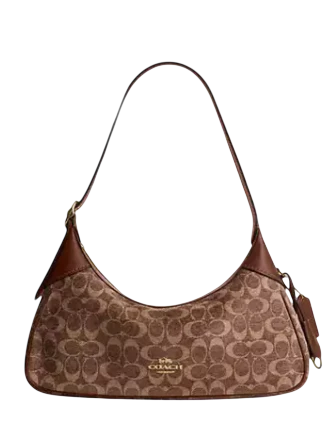 Coach Ella Small Shoulder Bag In Signature Chenille