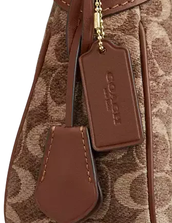 Coach Ella Small Shoulder Bag In Signature Chenille