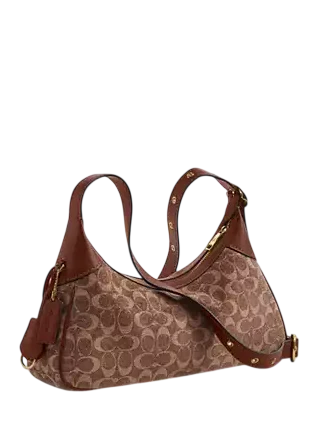 Coach Ella Small Shoulder Bag In Signature Chenille
