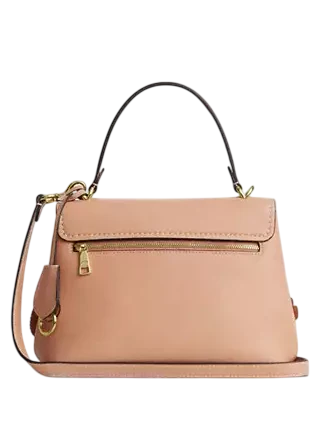 Coach Emory Top Handle Bag With Floral Applique