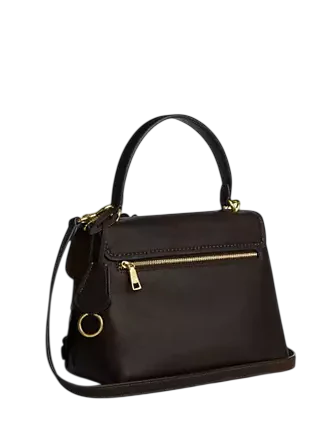 Coach Emory Top Handle Bag With Floral Applique