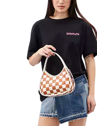 Coach Ergo Bag In Checkerboard Upcrafted Leather