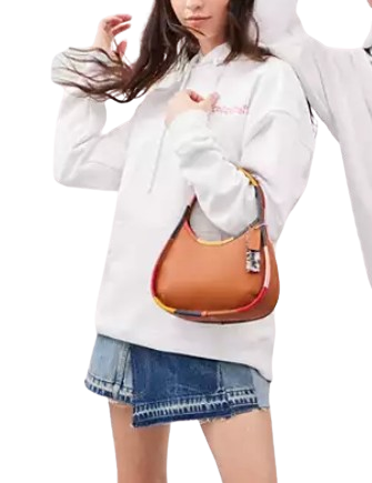 Coach Ergo Bag In Coachtopia Leather With Colorful Binding