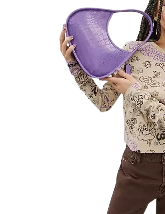 Coach Ergo Bag In Croc Embossed Coachtopia Leather