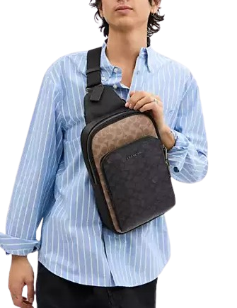 Coach Ethan Pack In Blocked Signature Canvas