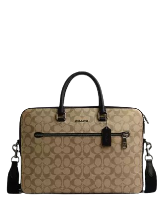 Coach Ethan Slim Brief In Signature Canvas