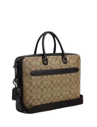 Coach Ethan Slim Brief In Signature Canvas