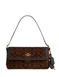Coach Etta Small Flap Shoulder Bag In Signature Chenille