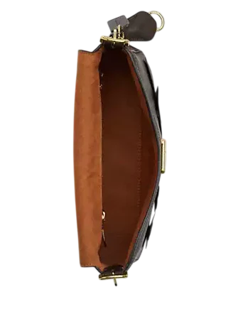 Coach Etta Small Flap Shoulder Bag With Floral Applique