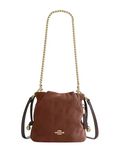 Coach Faye Mini Drawstring Bag With Quilting