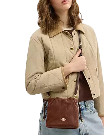 Coach Faye Mini Drawstring Bag With Quilting