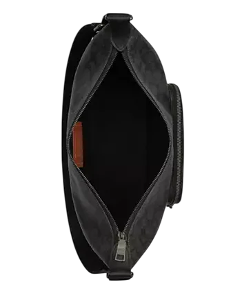 Coach Finn Crossbody Bag With Pockets In Signature Canvas