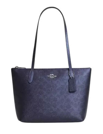 Coach Fiona Zip Tote Bag In Signature Canvas