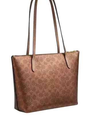 Coach Fiona Zip Tote Bag In Signature Canvas