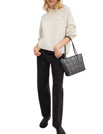 Coach Fiona Zip Tote Bag In Signature Canvas