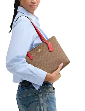 Coach Fiona Zip Tote Bag In Signature Canvas