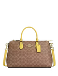 Coach Georgia Satchel Bag In Signature Canvas